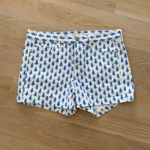 JCrew Floral Jean Shorts